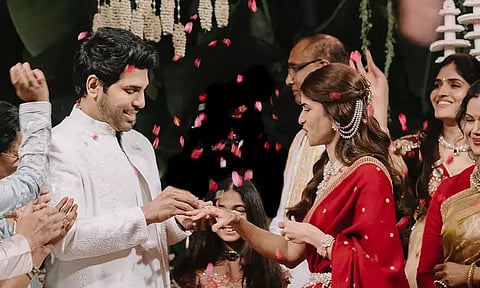 Allu Sirish gets engaged, pics go viral