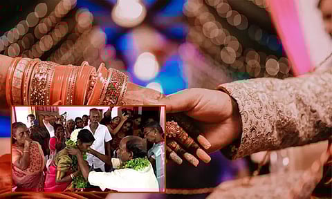 காதலுக்கு வயதில்லை; படுக்கையில் இருந்த 65 வயது தொழிலாளியை தேடி வந்து கரம் பிடித்த 55 வயது பெண்