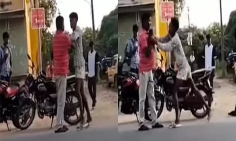 இளைஞர்கள் கஞ்சா போதையில் காவலரை தாக்கியதாக பரவும் வீடியோ - காவல்துறை விளக்கம்