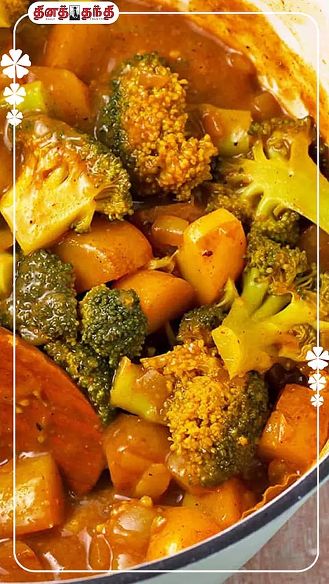 சப்பாத்திக்கு அருமையான புரோக்கோலி கிரேவி.!!