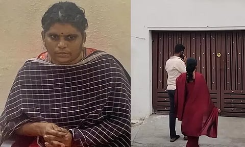 பட்டா பெயர் மாற்ற லஞ்சம்: ரூ.20 ஆயிரத்தை நைட்டிக்குள் மறைத்தபோது சிக்கிய பெண் வி.ஏ.ஓ