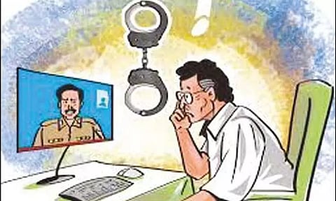 டிஜிட்டல் கைது செய்ததாக மிரட்டி தம்பதி வீட்டுக்குள் சிறைவைப்பு: கோவையில் பரபரப்பு சம்பவம்