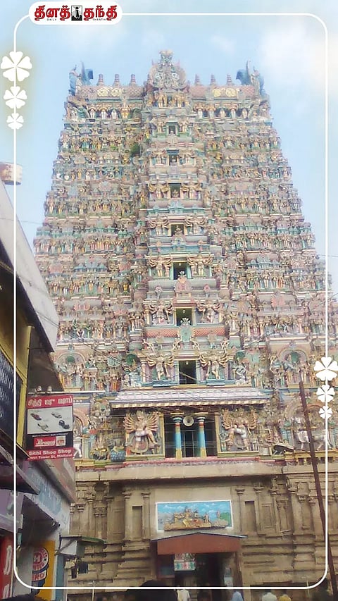 மதுரை மீனாட்சி அம்மன் கோவிலின் கோபுரத்தில் இவ்வளவு சிறப்புகளா?