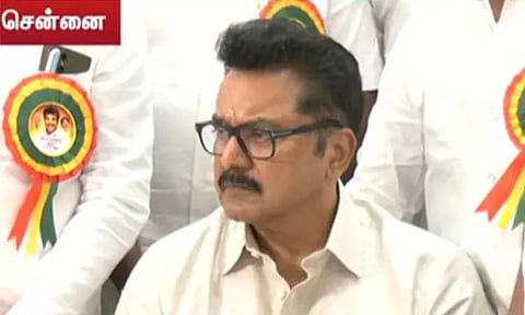 ‘த.வெ.க. கொள்கை அடிப்படையில் அரசியல் செய்யவில்லை’ - சரத்குமார் விமர்சனம்