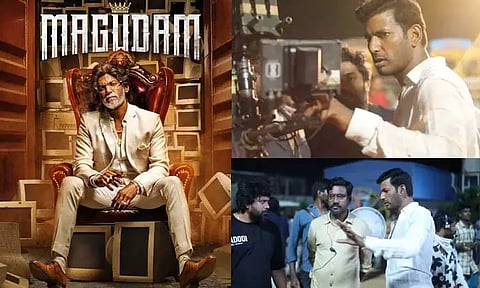 "மகுடம்" படத்தின் மேக்கிங் வீடியோவை வெளியிட்ட விஷால்