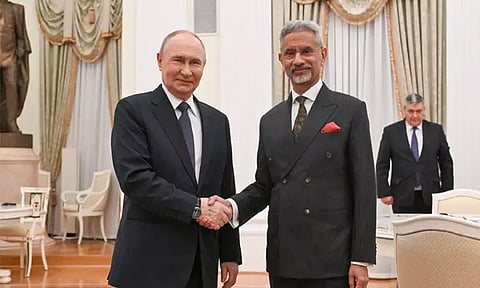 ரஷிய அதிபருடன் மத்திய மந்திரி ஜெய்சங்கர் சந்திப்பு; மண்டல, உலகளாவிய விசயங்கள் பற்றி ஆலோசனை