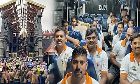 சபரிமலைக்கு விரைந்த அரக்கோணம் தேசிய பேரிடர் மீட்பு படை