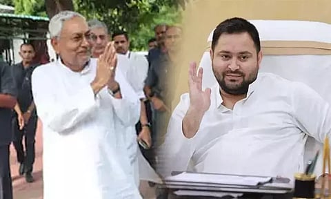 நிதிஷ்குமாருக்கு தேஜஸ்வி யாதவ் வாழ்த்து