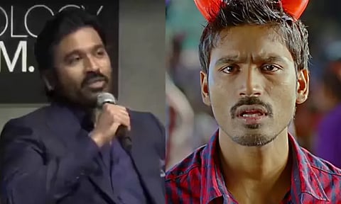 "I keep running away from it.. but it keeps chasing me "- dhanush