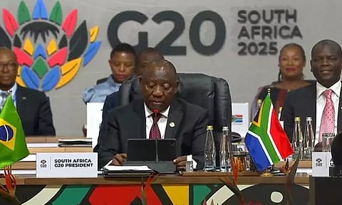 தென் ஆப்பிரிக்காவில் ஜி20 உச்சிமாநாடு தொடக்கம்