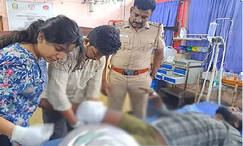 கடலூரில் கஞ்சா வியாபாரி துப்பாக்கியால் சுட்டுப்பிடிப்பு