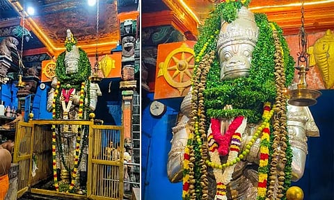 மூல நட்சத்திர தினம்.. சுசீந்திரம் ஆஞ்சநேயருக்கு வெள்ளி அங்கி சாத்தி சிறப்பு வழிபாடு