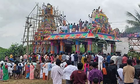 வந்தவாசி: ஆரியாத்தூர் முத்துமாரியம்மன் கோவிலில் கும்பாபிஷேக விழா