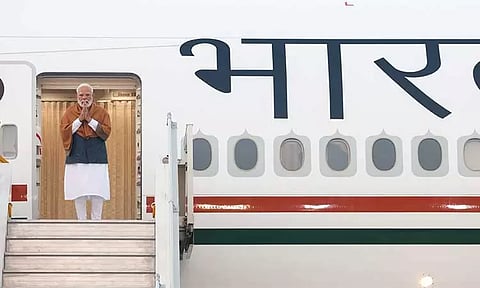 தென் ஆப்பிரிக்காவில் 3 நாட்கள் சுற்றுப்பயணம் நிறைவு - நாடு திரும்பினார் பிரதமர் மோடி