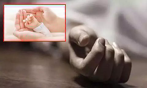 கர்ப்பிணி பெண் தற்கொலை: அறுவை சிகிச்சை மூலம் குழந்தை உயிருடன் மீட்பு