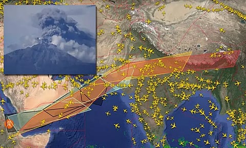 எத்தியோப்பியாவில் வெடித்த எரிமலை: இந்திய நகரங்களை சூழ்ந்த சாம்பல்.. விமான சேவை பாதிப்பு