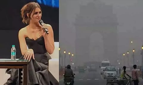 The situation is getting worse...Kriti Sanon is worried about Delhi's air pollution