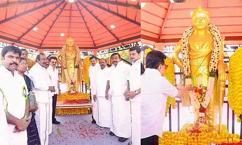 ஈரோடு: தீரன் சின்னமலை சிலைக்கு முதல்-அமைச்சர் மு.க.ஸ்டாலின் மரியாதை