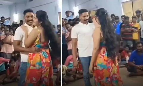 பெண்களுடன் ஆபாச நடனமாடிய போலீஸ்காரர் சஸ்பெண்ட்