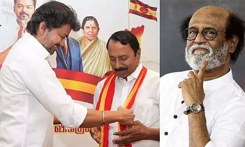 த.வெ.க.வில் இணைந்த செங்கோட்டையன் குறித்த கேள்விக்கு பதில் அளிக்க மறுத்த ரஜினிகாந்த்