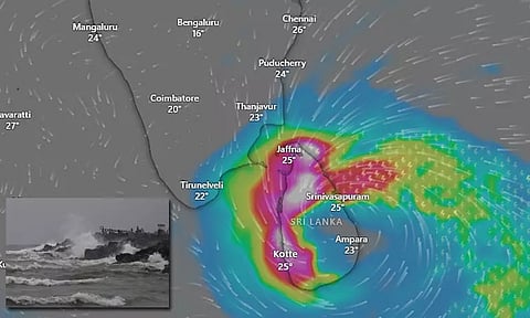 தமிழகத்தை நெருங்கும் ‘டிட்வா புயல்’.. மணிக்கு 10 கி.மீ. வேகத்தில் நகர்கிறது