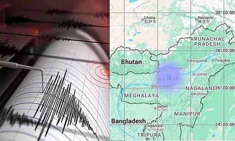அசாமில் நிலநடுக்கம்: ரிக்டர் அளவில் 2.9 ஆக பதிவு