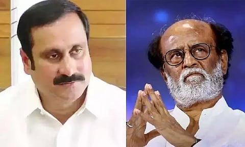 வாழ்நாள் சாதனையாளர் விருது பெற்ற ரஜினிகாந்துக்கு அன்புமணி ராமதாஸ் வாழ்த்து