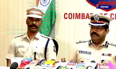 கோவை: திருட்டு வழக்கில் குற்றவாளிகள் மீது துப்பாக்கி சூடு நடத்தி கைது - மாநகர காவல் ஆணையர் பேட்டி