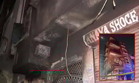 டெல்லி: கட்டிடத்தில் தீ விபத்து; 4 பேர் பலி