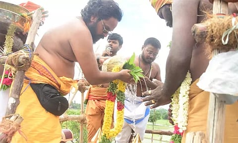 மதுரை: கீழப்பட்டி அங்காளம்மன் ஒச்சாண்டம்மன் கோவில் கும்பாபிஷேக விழா