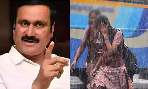 'School children suffering in the rain...The education department should have the authority to grant holidays' - Anbumani Ramadoss