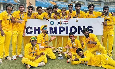23 வயதுக்குட்பட்டோர் மாநில கிரிக்கெட்: தமிழக அணி சாம்பியன்