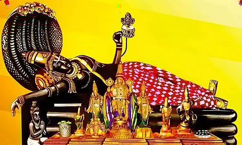 திருவள்ளூர் வீரராகவ பெருமாளுக்கு இன்று முதல் 5ம் தேதி வரை தங்க கவச அலங்காரம்