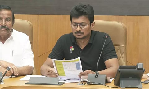 சென்னை மழை பாதிப்பு: உதயநிதி ஸ்டாலின் ஆலோசனை