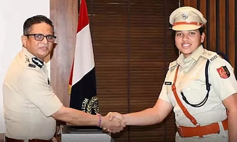 காவல் துணை ஆணையராக பொறுப்பேற்ற இந்திய கிரிக்கெட் வீராங்கனை