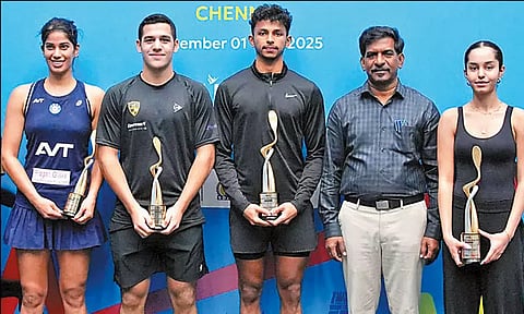 சர்வதேச ஸ்குவாஷ் போட்டி: தமிழக வீரர் ‘சாம்பியன்’