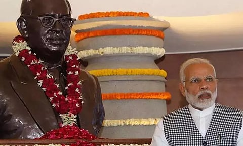 அம்பேத்கர் நினைவு தினம்: பிரதமர் மோடி புகழாரம்