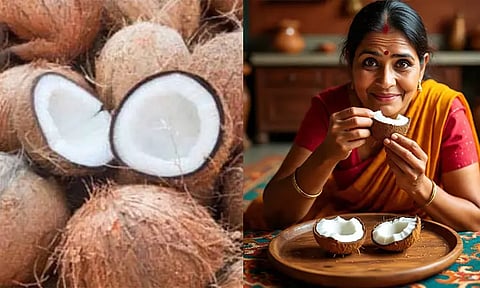 வெறும் வயிற்றில் தேங்காய் சாப்பிடுவதால் கிடைக்கும் நன்மைகள்