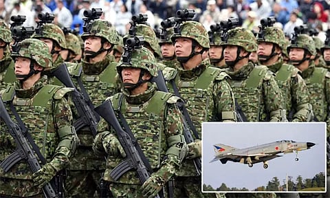 சீன போர் விமானத்தை விரட்டியடித்த ஜப்பான் ராணுவம்