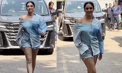 Kiara Advani makes first public appearance after motherhood