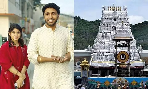 திருப்பதி ஏழுமலையான் கோவிலில் நடிகர் விக்ரம் பிரபு குடும்பத்துடன் சாமி தரிசனம்