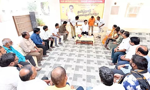திமுக வாக்குச்சாவடி குழு உறுப்பினர்களுடன் முதல்-அமைச்சர் மு.க.ஸ்டாலின் ஆலோசனை
