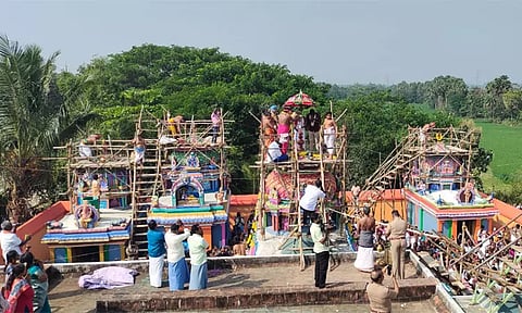 தளிகைவிடுதி ஆனந்தவள்ளி அம்மன் கோவில் கும்பாபிஷேகம்