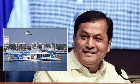இந்தியாவின் முதல் ஹைட்ரஜன் எரிபொருள் கப்பல் - மத்திய மந்திரி சர்பானந்த சோனோவால் கொடியசைத்து தொடங்கி வைத்தார்