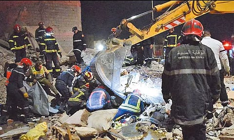மொராக்கோ: அடுக்குமாடி குடியிருப்புகள் இடிந்து 22 பேர் பலி