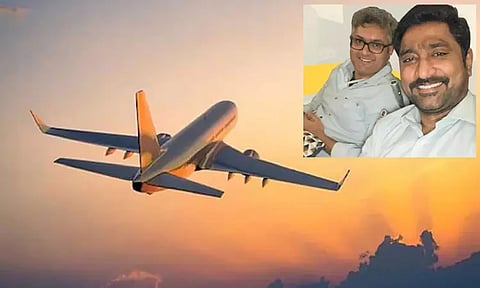 அபுதாபி சென்ற விமானம்: நடுவானில் பணியாளருக்கு திடீர் உடல் நலக்குறைவு - உயிரை காப்பாற்றிய தமிழக மருத்துவர்கள்