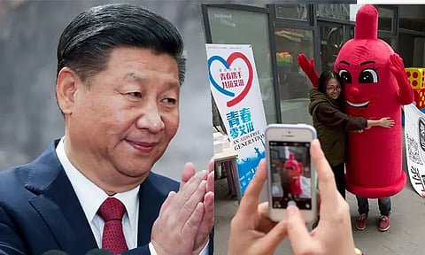 குழந்தை பிறப்பு சதவீதம் வீழ்ச்சி; சீனாவில் 'ஆணுறைக்கு வரி’