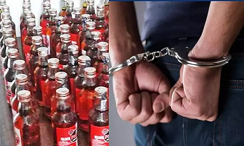 திருச்செந்தூரில் அதிக விலைக்கு மது விற்றவர் கைது: பைக், பணம் பறிமுதல்