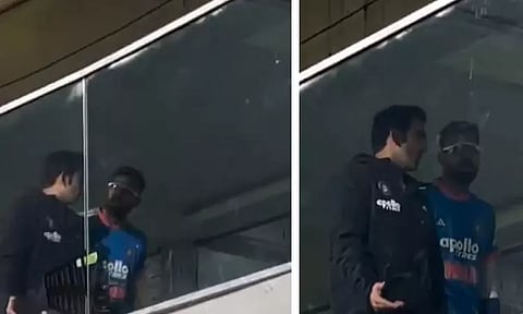 கம்பீர் - ஹர்திக் பாண்ட்யா இடையே வாக்குவாதம்..? வீடியோ வெளியாகி பரபரப்பு