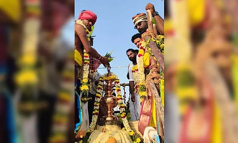 சோழவந்தான் அருகே காசி விஸ்வநாதர் கோவில் கும்பாபிஷேகம்